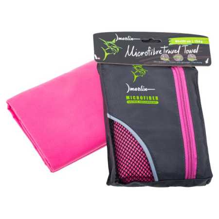    Marlin Microfiber Travel Towel Pink 75130   ,     .