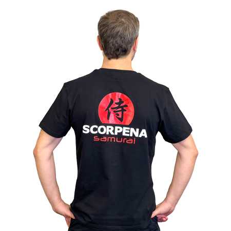 Футболка Scorpena Samurai чёрная L для подводной охоты, купить в подводном магазине Водолаз.РФ