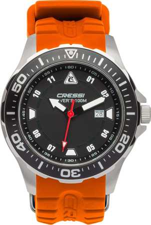 ���� Cressi MANTA WATCH 100m BLACK ORANGE ��� ��������� �����, ������ � ��������� �������� �������.��