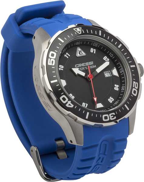 ���� Cressi MANTA WATCH 100m BLACK BLUE ��� ��������� �����, ������ � ��������� �������� �������.��